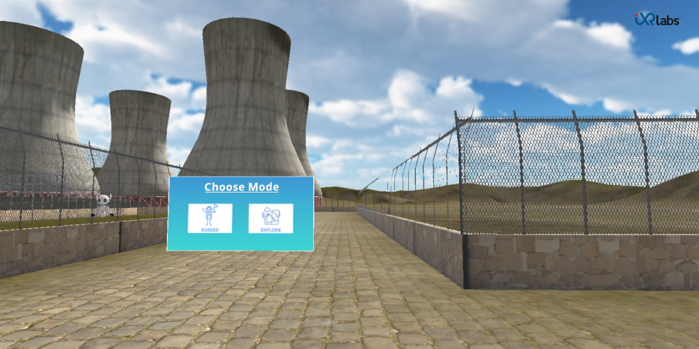 Thermal power plant 3D model